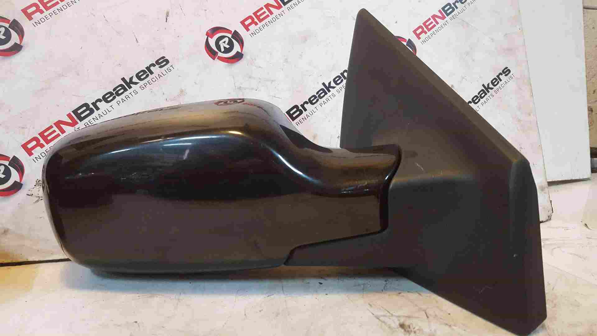 Thumb 3 Renault Clio MK3 2005-2009 Drivers OSF Wing Mirror Black 676 Some Damage