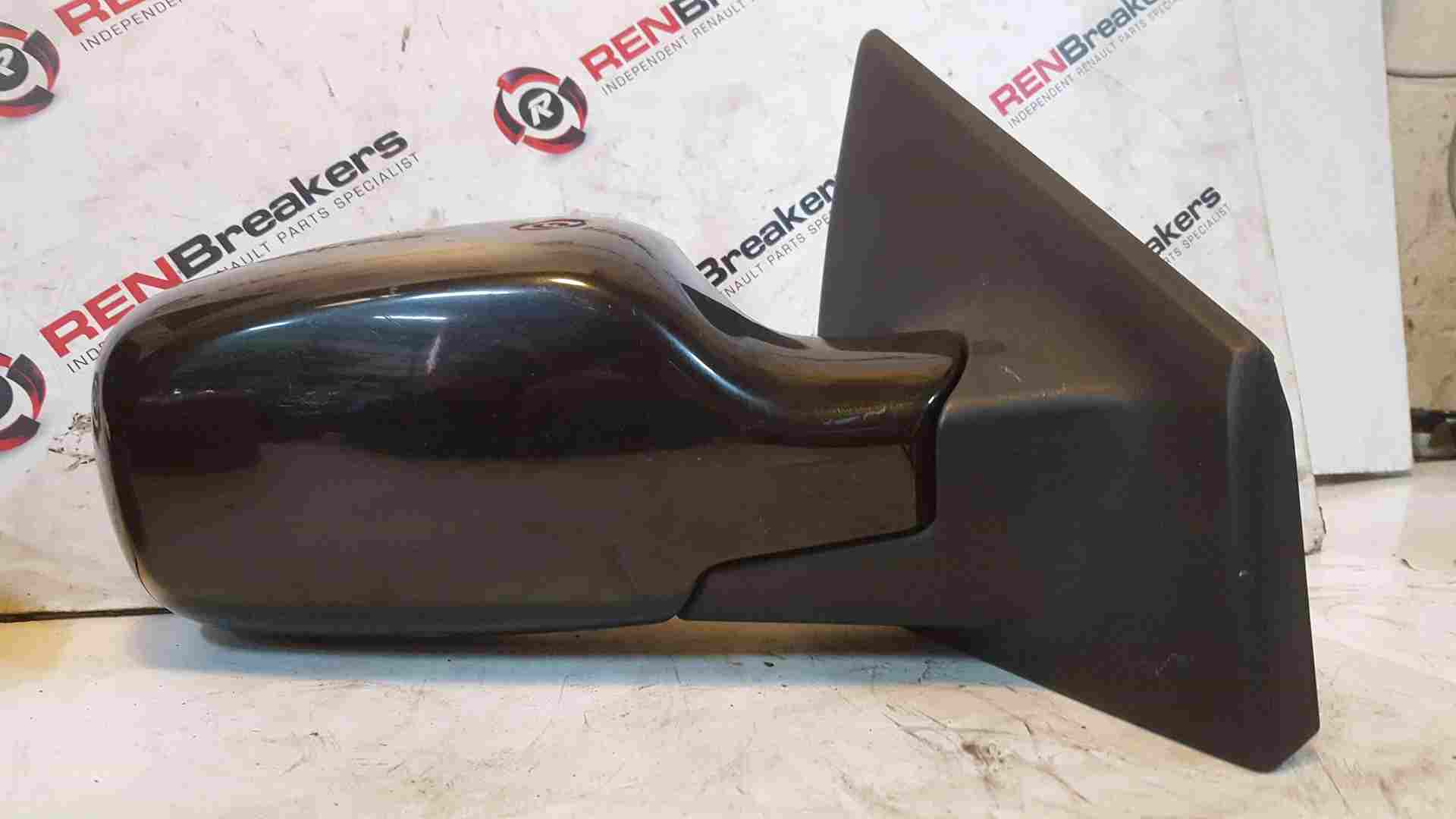 Renault Clio MK3 2005-2009 Drivers OSF Wing Mirror Black 676 Some Damage