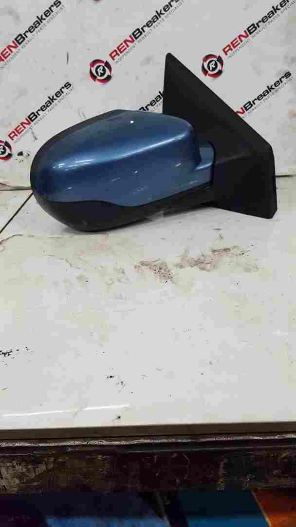 Thumb 2 Renault Clio MK3 2005-2009 Drivers OSF Wing Mirror Blue Ternl 