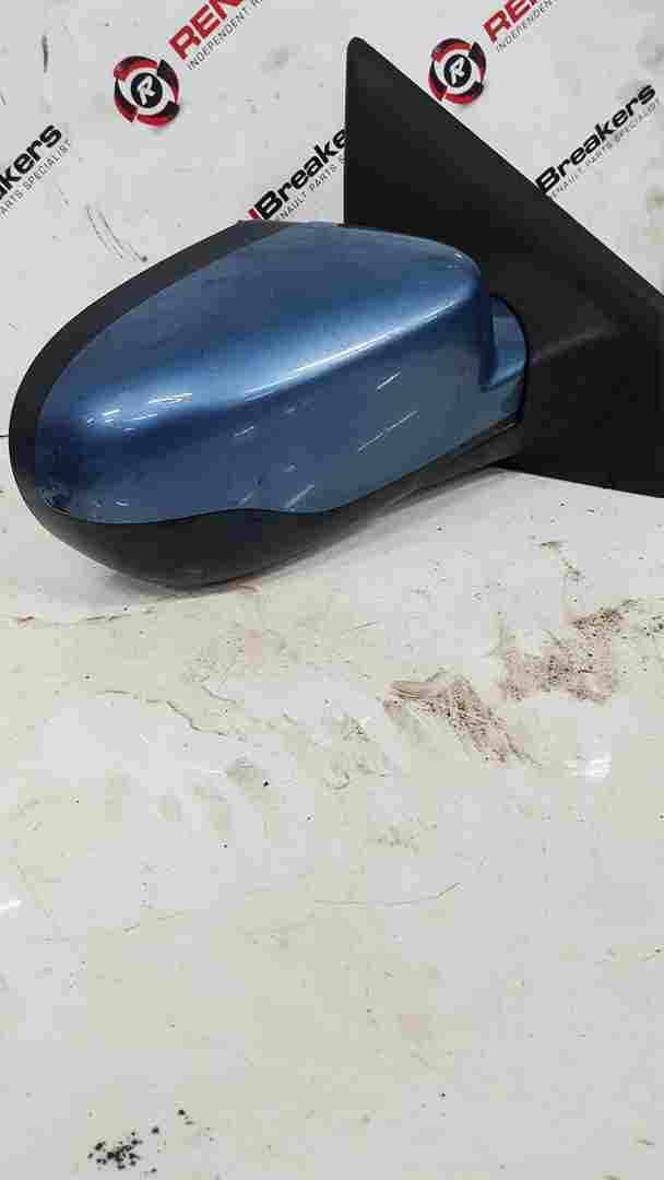 Thumb 3 Renault Clio MK3 2005-2009 Drivers OSF Wing Mirror Blue Ternl 