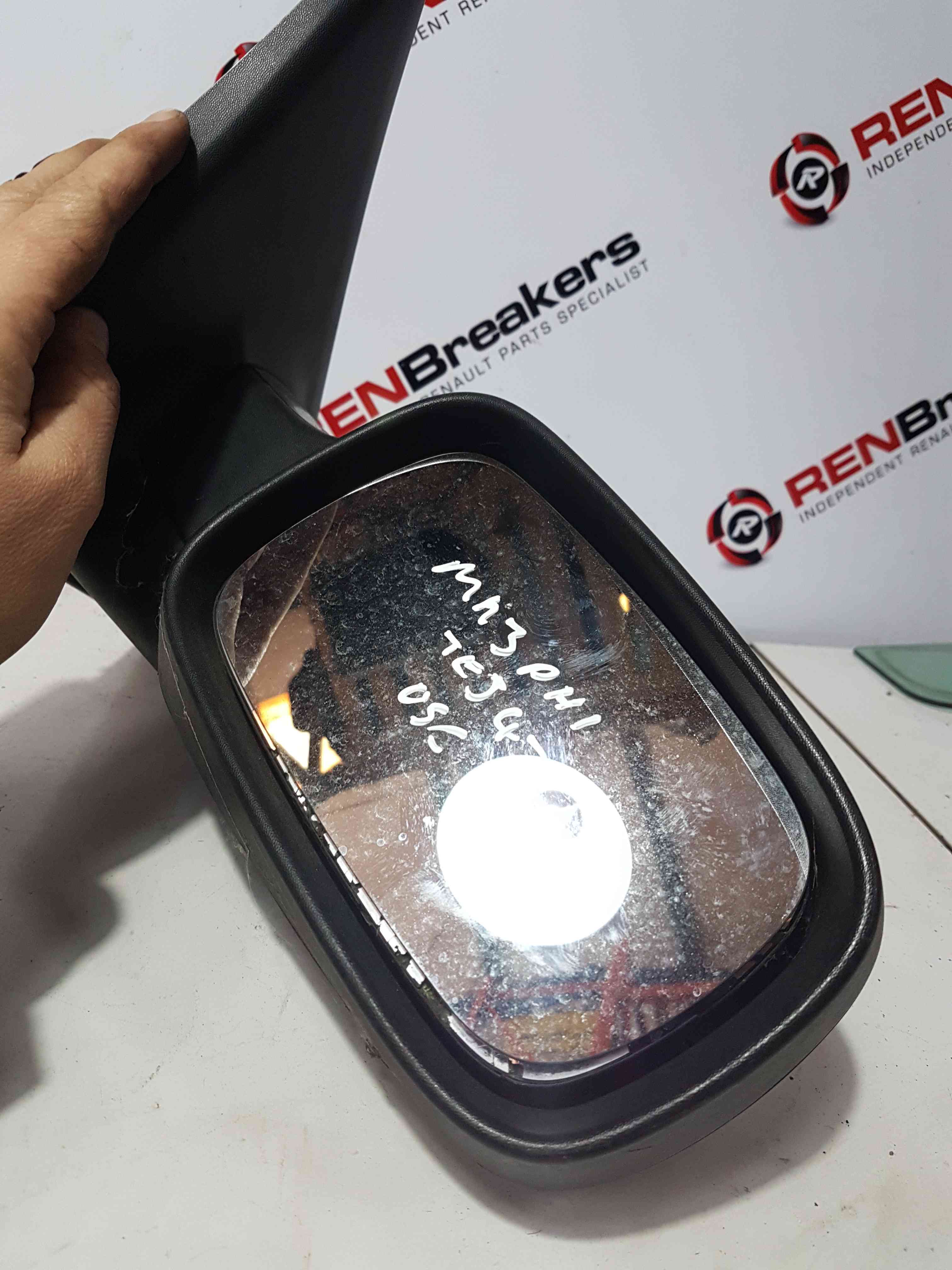 Thumb 7 Renault Clio MK3 2005-2009 Drivers OSF Wing Mirror Purple Blue Tej47 replaced Gs