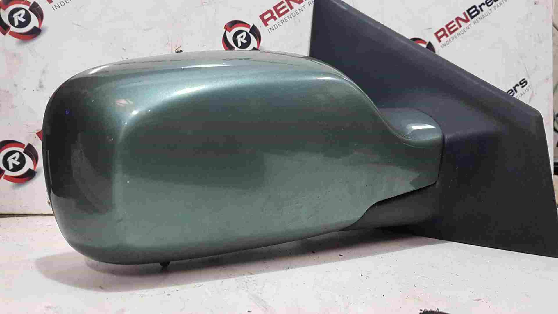 Thumb 3 Renault Clio MK3 2005-2009 Drivers Os Wing Mirror Green Ted97