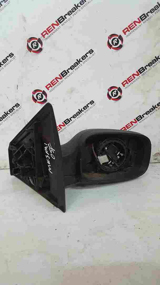 Thumb 2 Renault Clio MK3 2005-2009 Drivers Os Wing Mirror Plain Black No Glass