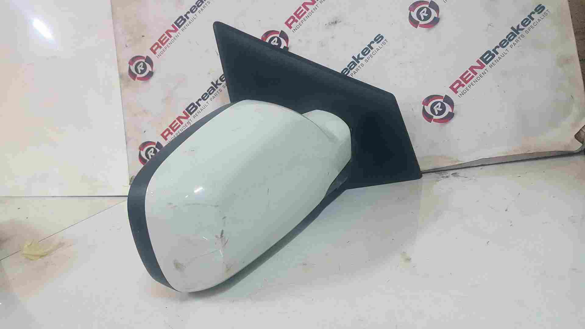 Thumb 2 Renault Clio MK3 2005-2009 Drivers Os Wing Mirror White Ov369