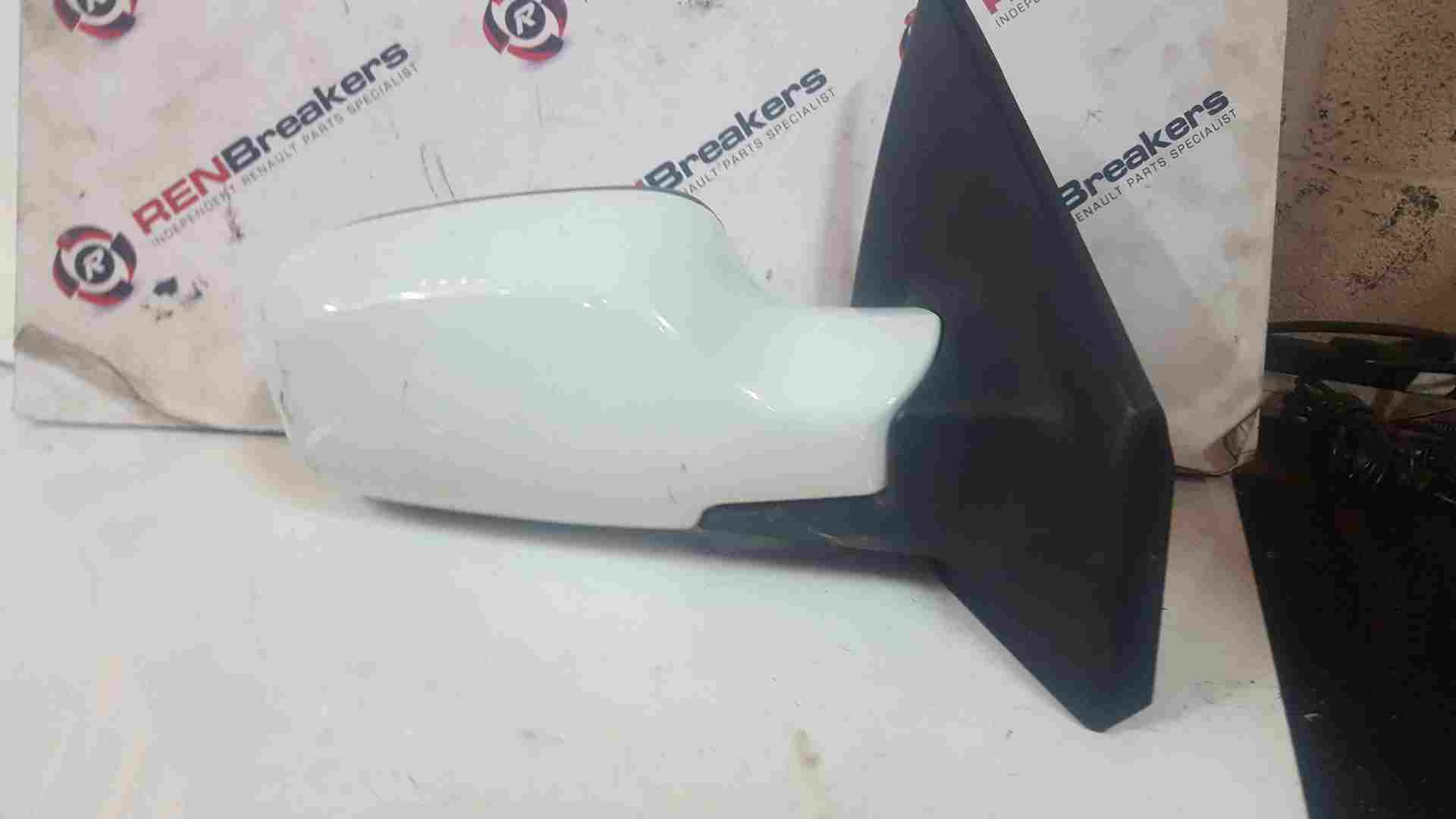 Thumb 3 Renault Clio MK3 2005-2009 Drivers Os Wing Mirror White Ov369