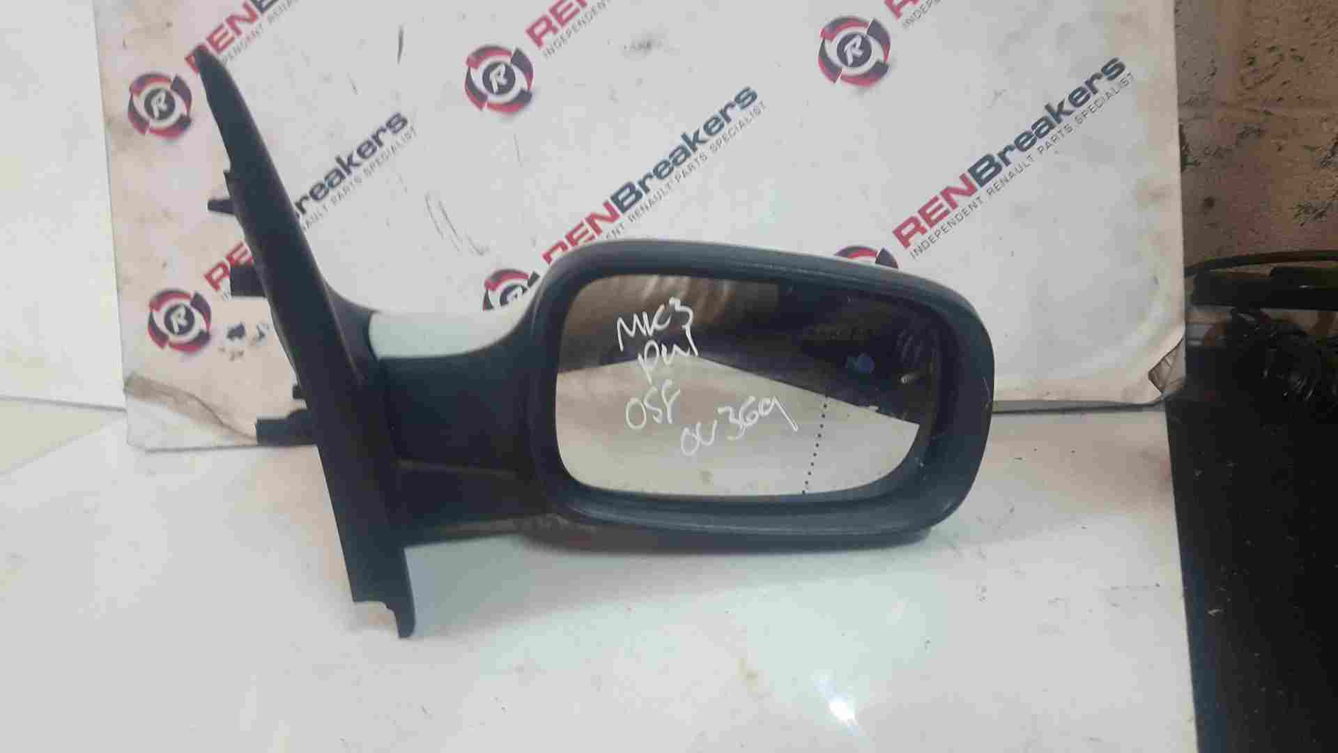 Thumb 6 Renault Clio MK3 2005-2009 Drivers Os Wing Mirror White Ov369