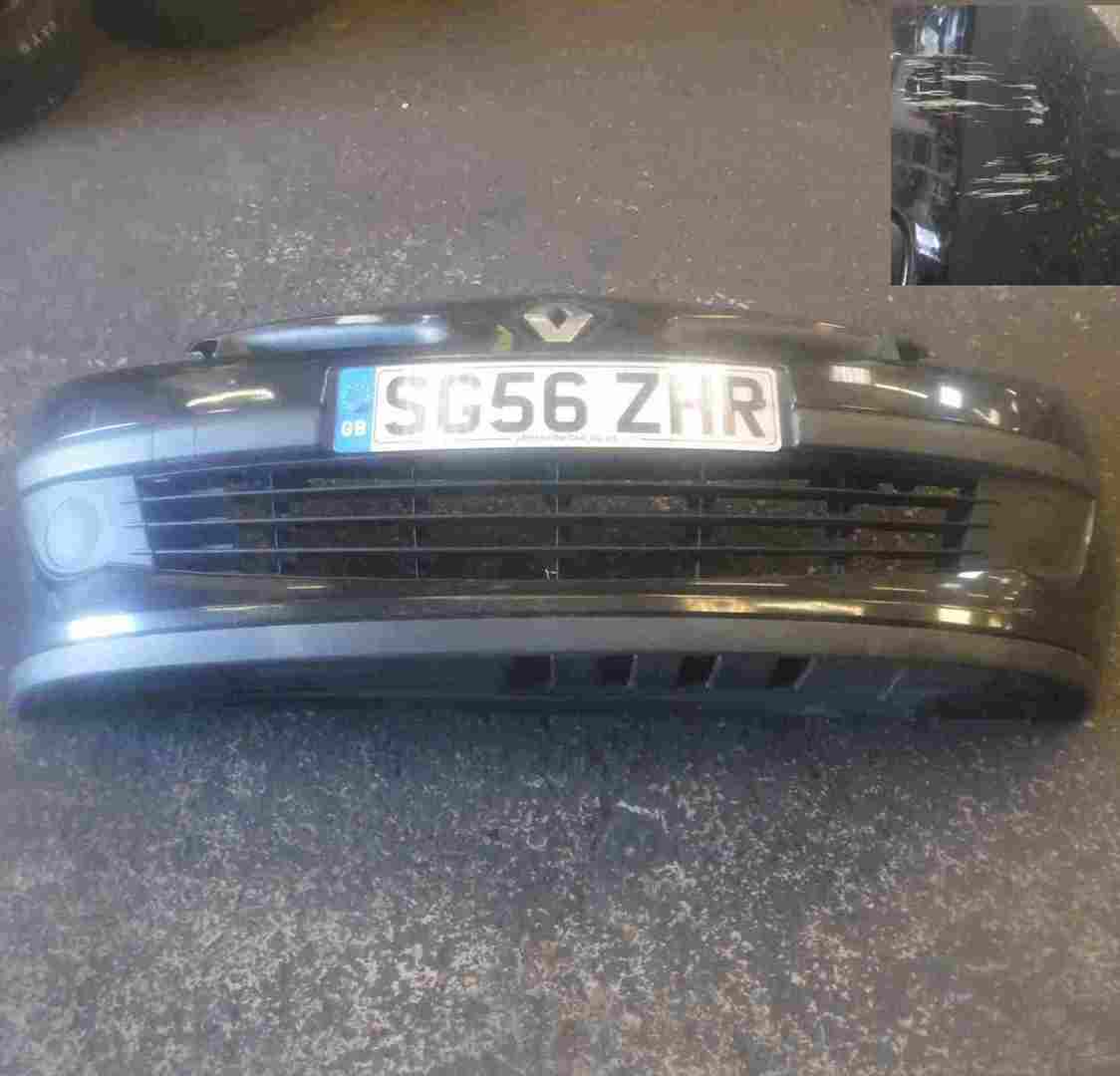 Renault Clio MK3 2005-2009 Front Bumper Black 676