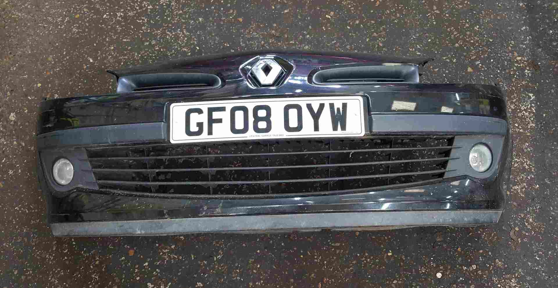 Renault Clio MK3 2005-2009 Front Bumper Black 676 185 15inch