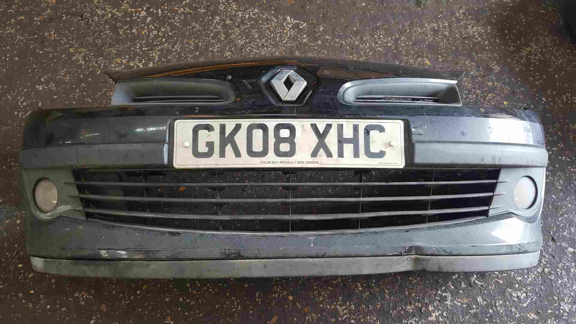 Thumb 2 Renault Clio MK3 2005-2009 Front Bumper Black 676 185 Marked SEE Image