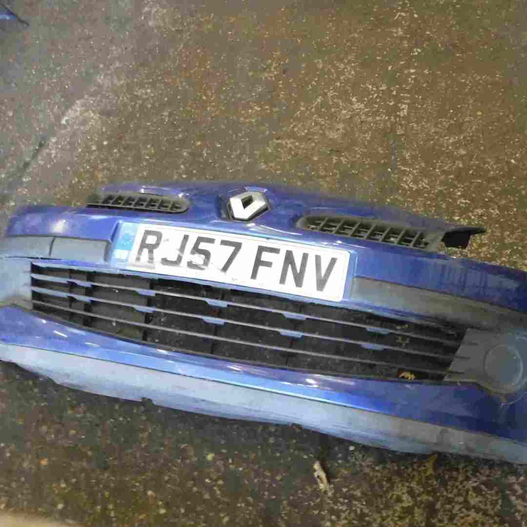 Renault Clio MK3 2005-2009 Front Bumper Blue TERNA 185