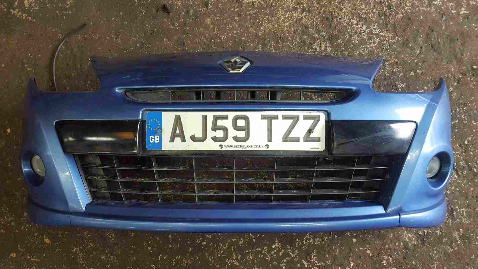 Thumb 2 Renault Clio MK3 2009-2012 Front Bumper Blue Ternt Gt Line