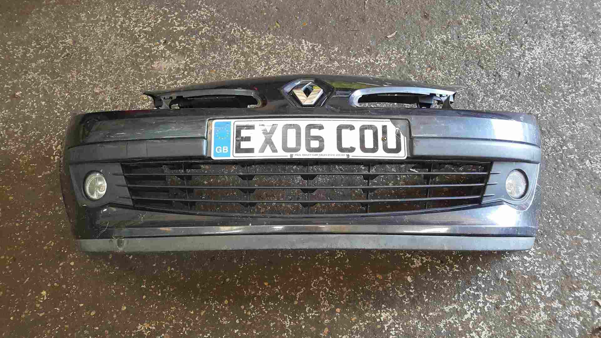 Renault Clio MK3 2005-2009 Front Bumper Grey TEB66 15inch