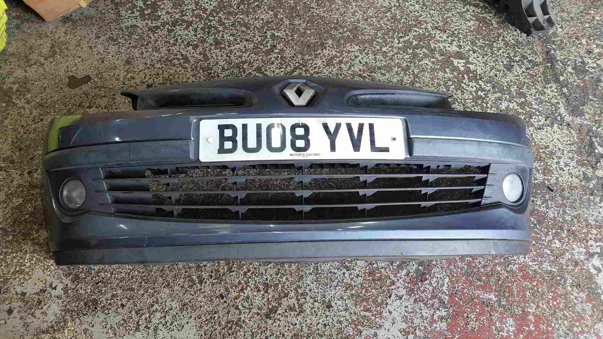 Renault Clio MK3 2005-2009 Front Bumper Purple Blue TEJ47 185