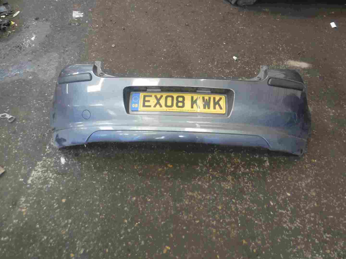 Renault Clio MK3 2005-2009 GT Initiale Rear Bumper Purple Blue TEJ47