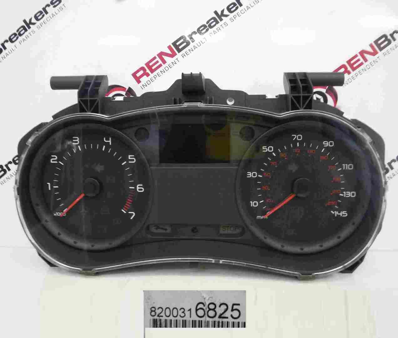 Renault Clio MK3 2005-2009 Instrument Panel Clocks Dials 105K 8200316825
