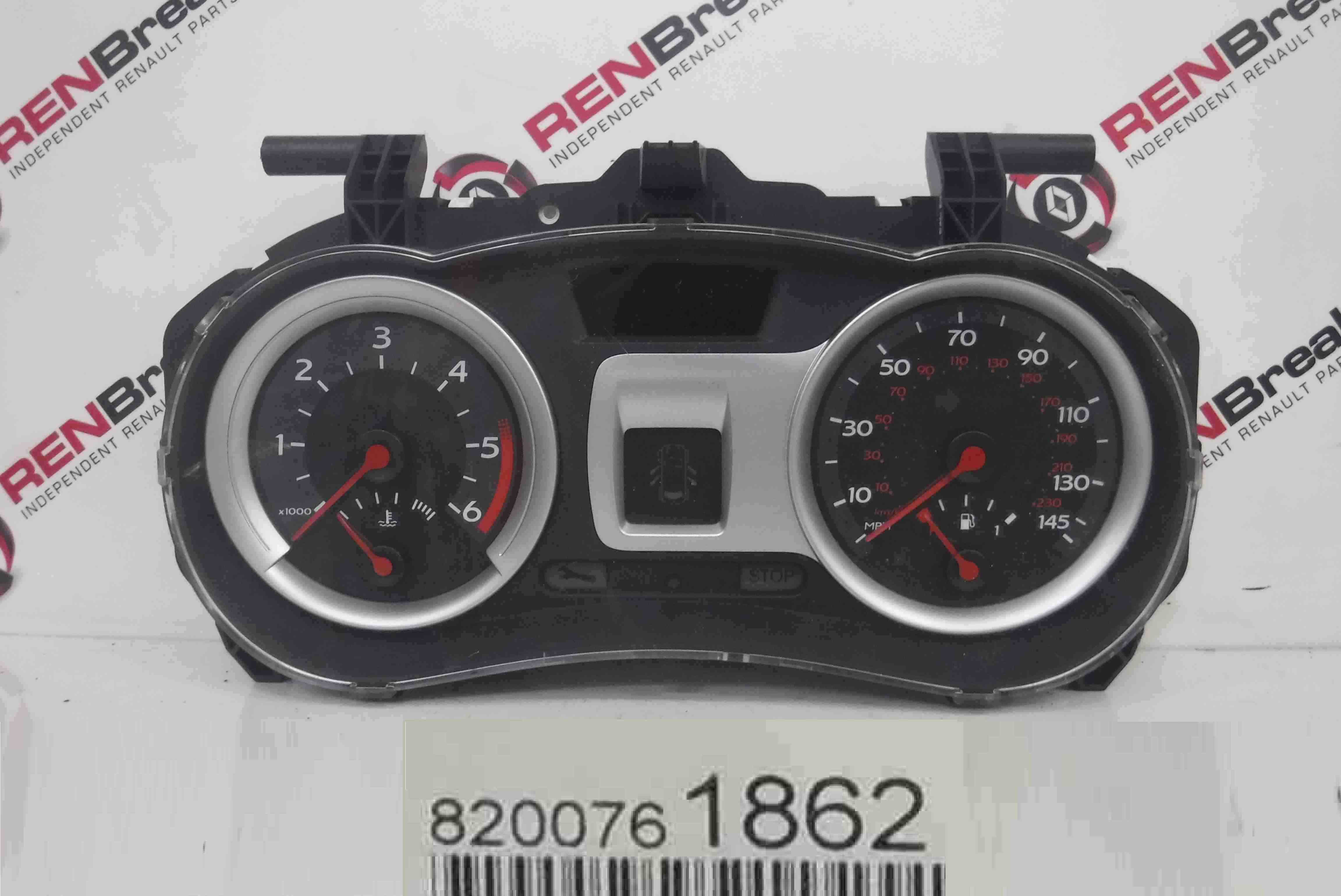 Renault Clio MK3 2005-2009 Instrument Panel Clocks Dials Gauges 99K 8200761862