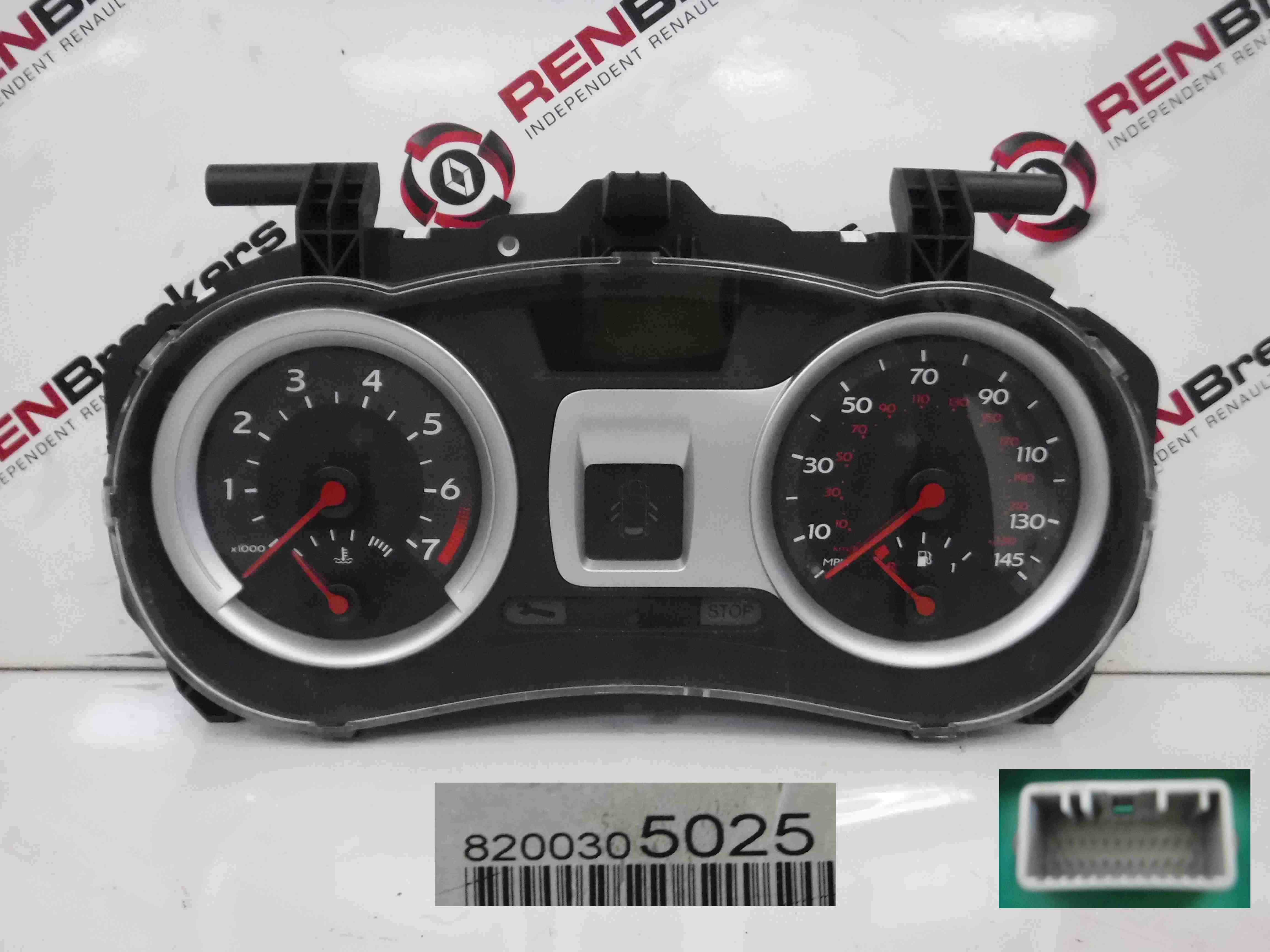 Renault Clio MK3 2005-2009 Instrument Panel Dials Gauges Clocks 8200305025