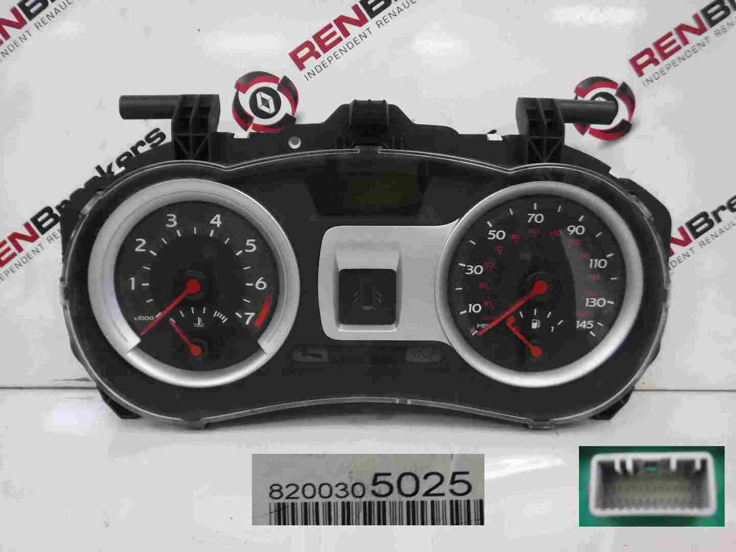 Renault Clio MK3 2005-2009 Instrument Panel Dials Gauges Clocks 8200305025