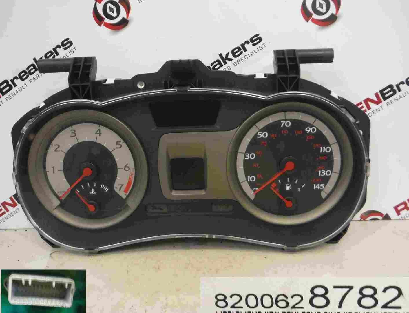Renault Clio MK3 2005-2009 Instrument Panel Dials Gauges Clocks Speedo 82K