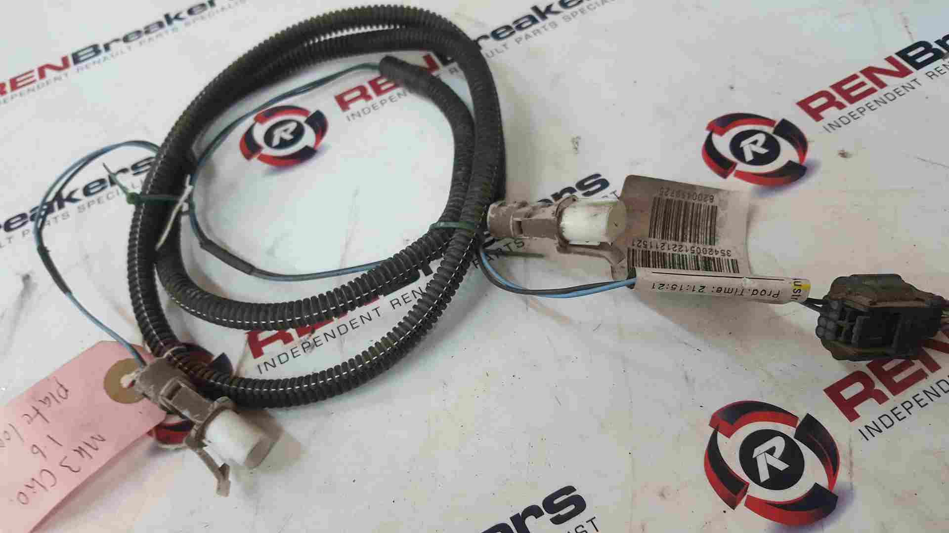 Thumb 3 Renault Clio MK3 2005-2009 Number Plate Light Wiring Loom 8200459725