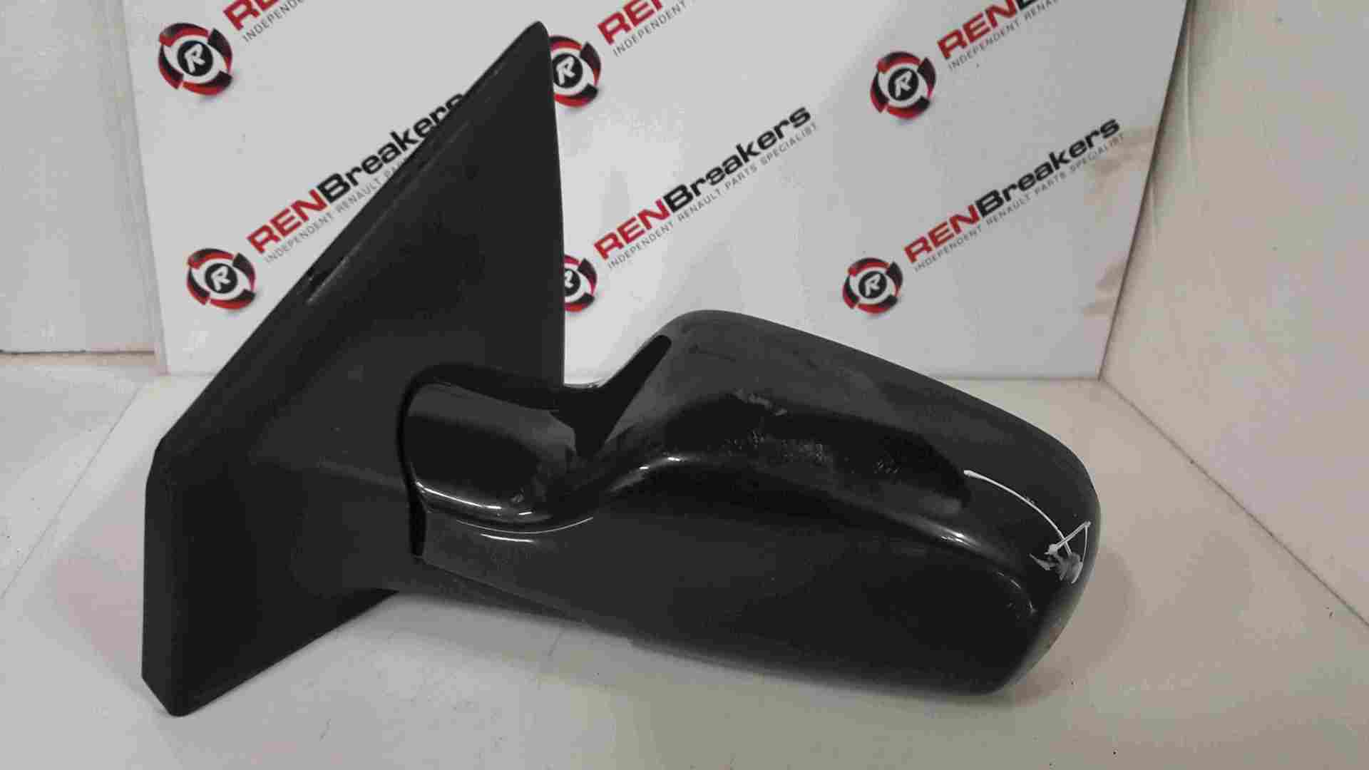 Renault Clio MK3 2005-2009 Passenger NS Wing Mirror Black 676
