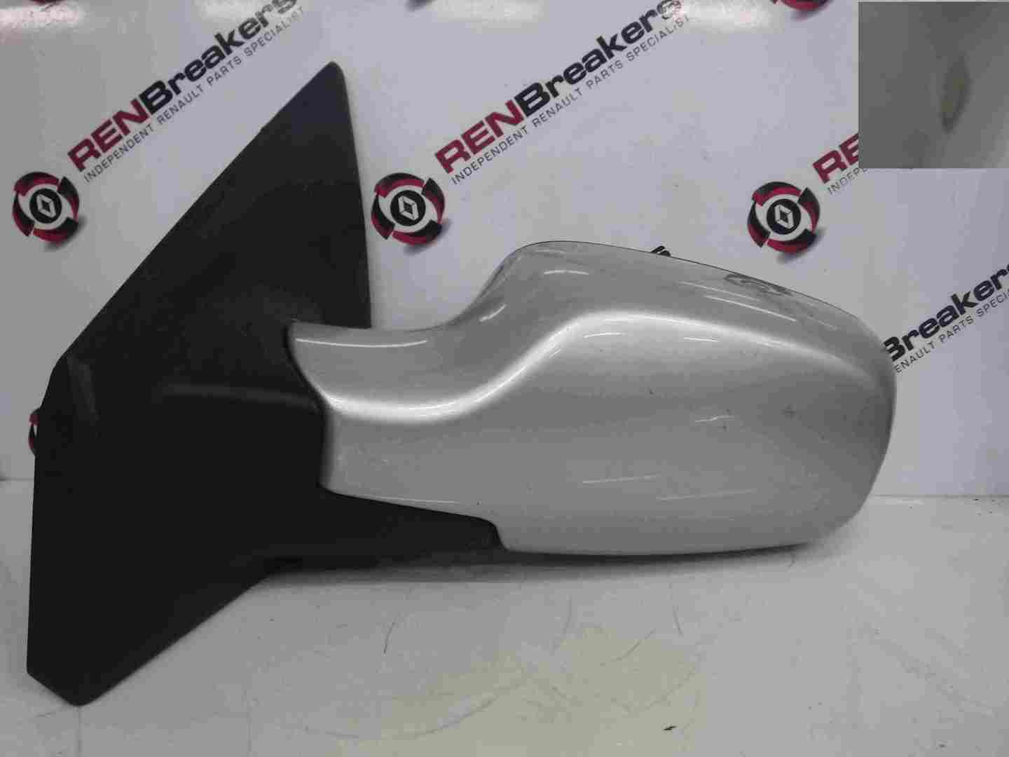 Renault Clio MK3 2005-2009 Passenger NS Wing Mirror Silver TED69