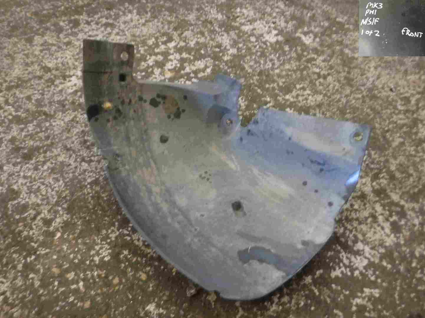 Renault Clio MK3 2005-2009 Passenger NSF Front Dirt Arch Liner 185 Part 1