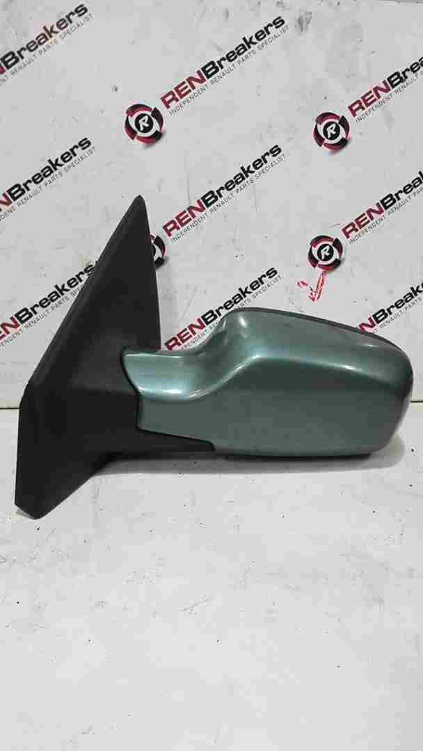 Thumb 2 Renault Clio MK3 2005-2009 Passenger Ns NSF Wing Mirror Green Ted97