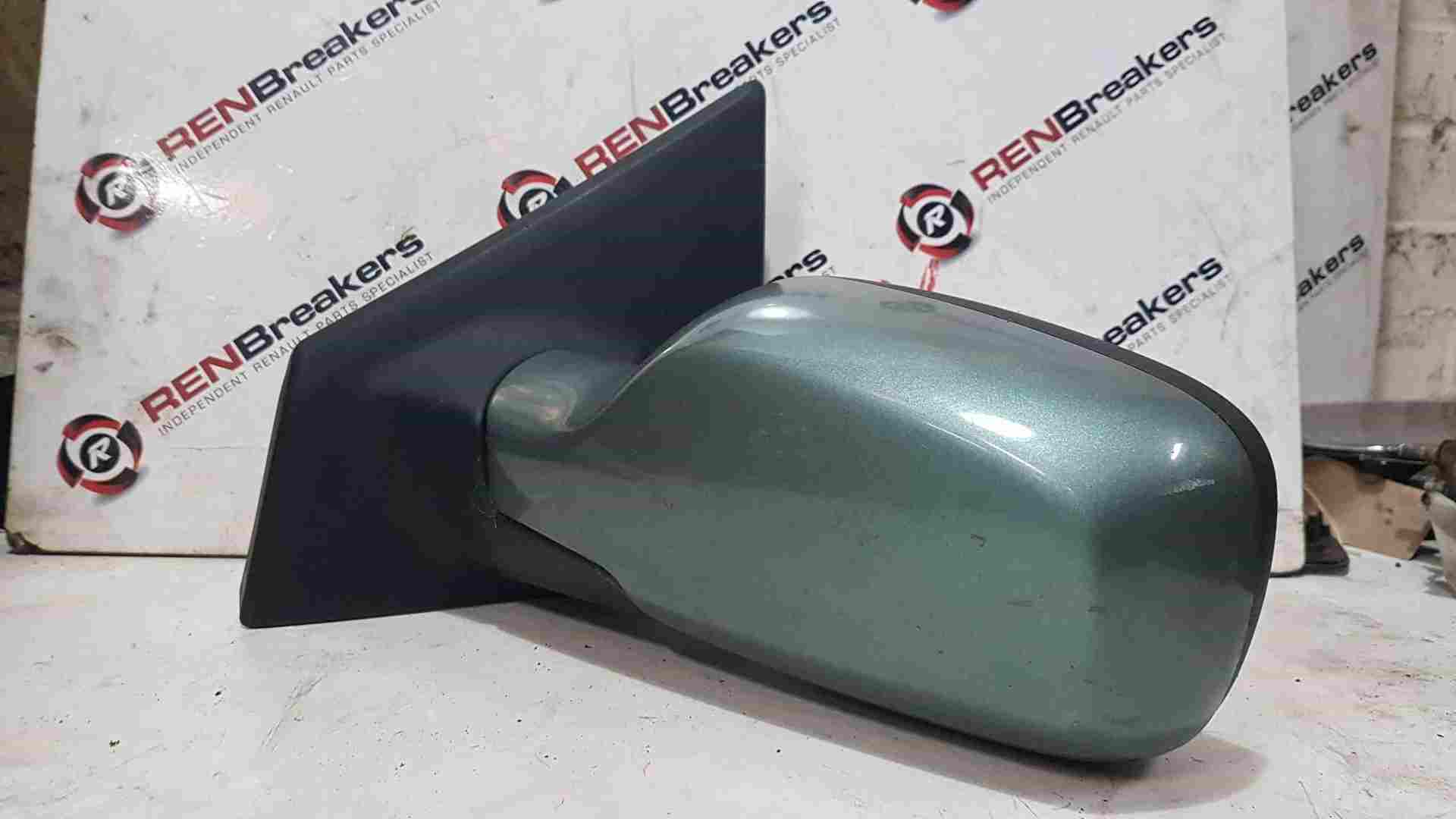 Renault Clio MK3 2005-2009 Passenger Ns NSF Wing Mirror Green Ted97