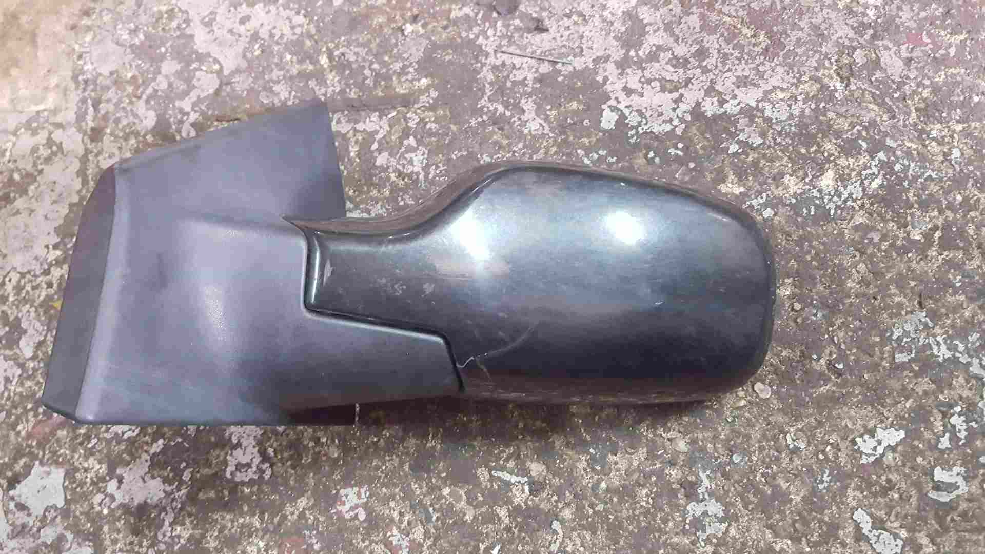 Renault Clio MK3 2005-2009 Passenger Ns Wing Mirror Black 676 Cracked Case