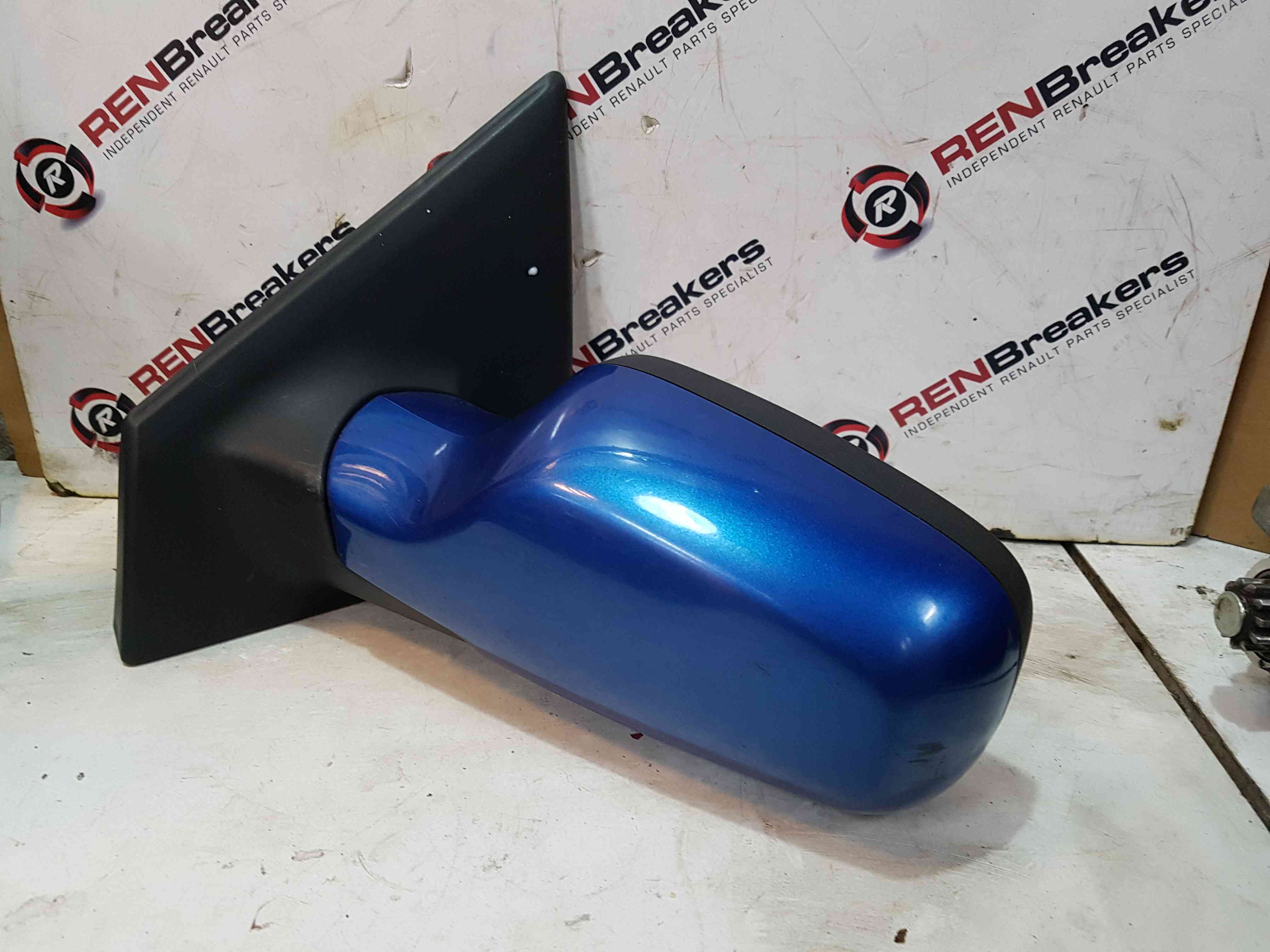 Thumb 3 Renault Clio MK3 2005-2009 Passenger Ns Wing Mirror Blue TERNA