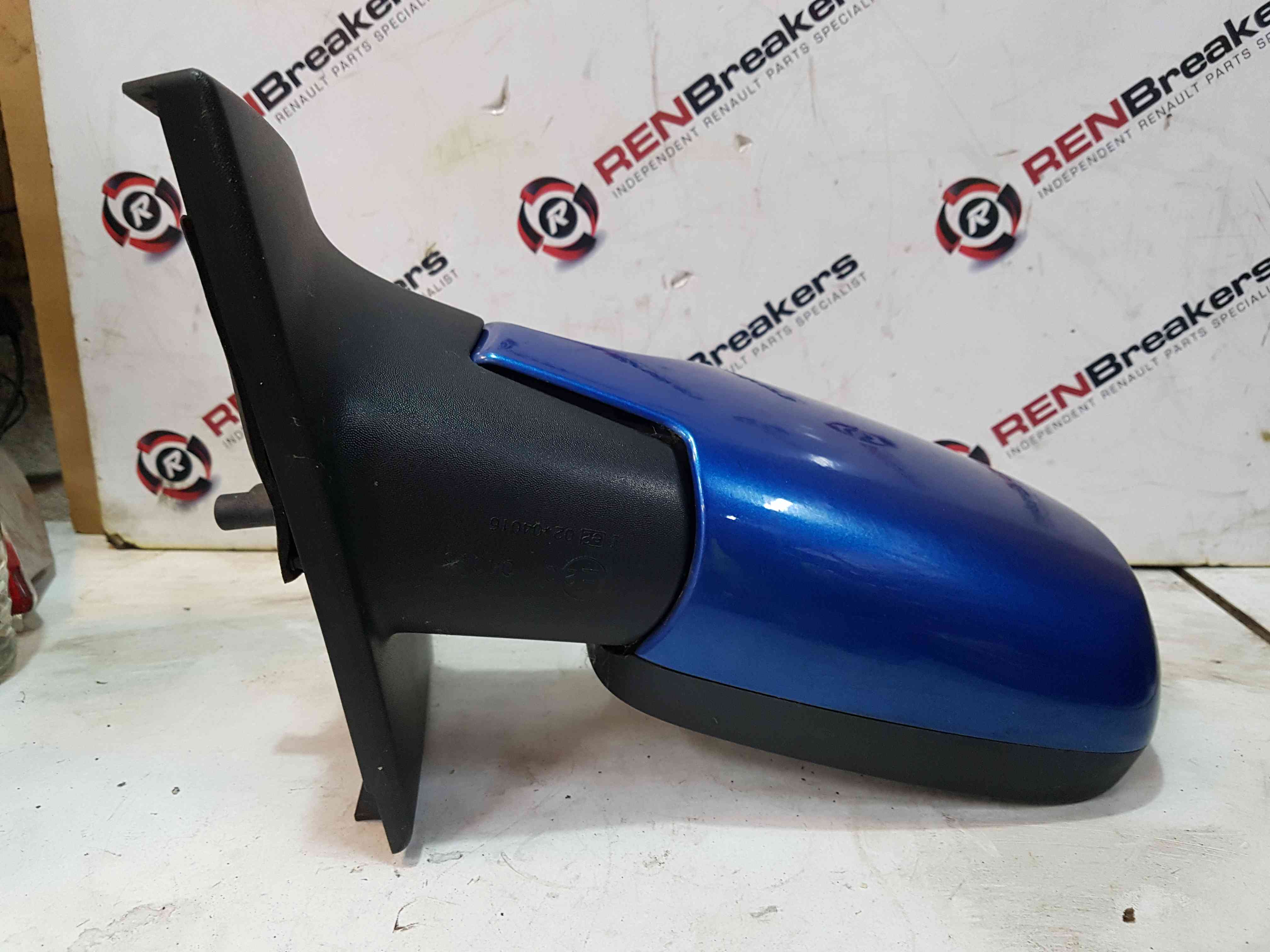 Thumb 4 Renault Clio MK3 2005-2009 Passenger Ns Wing Mirror Blue TERNA