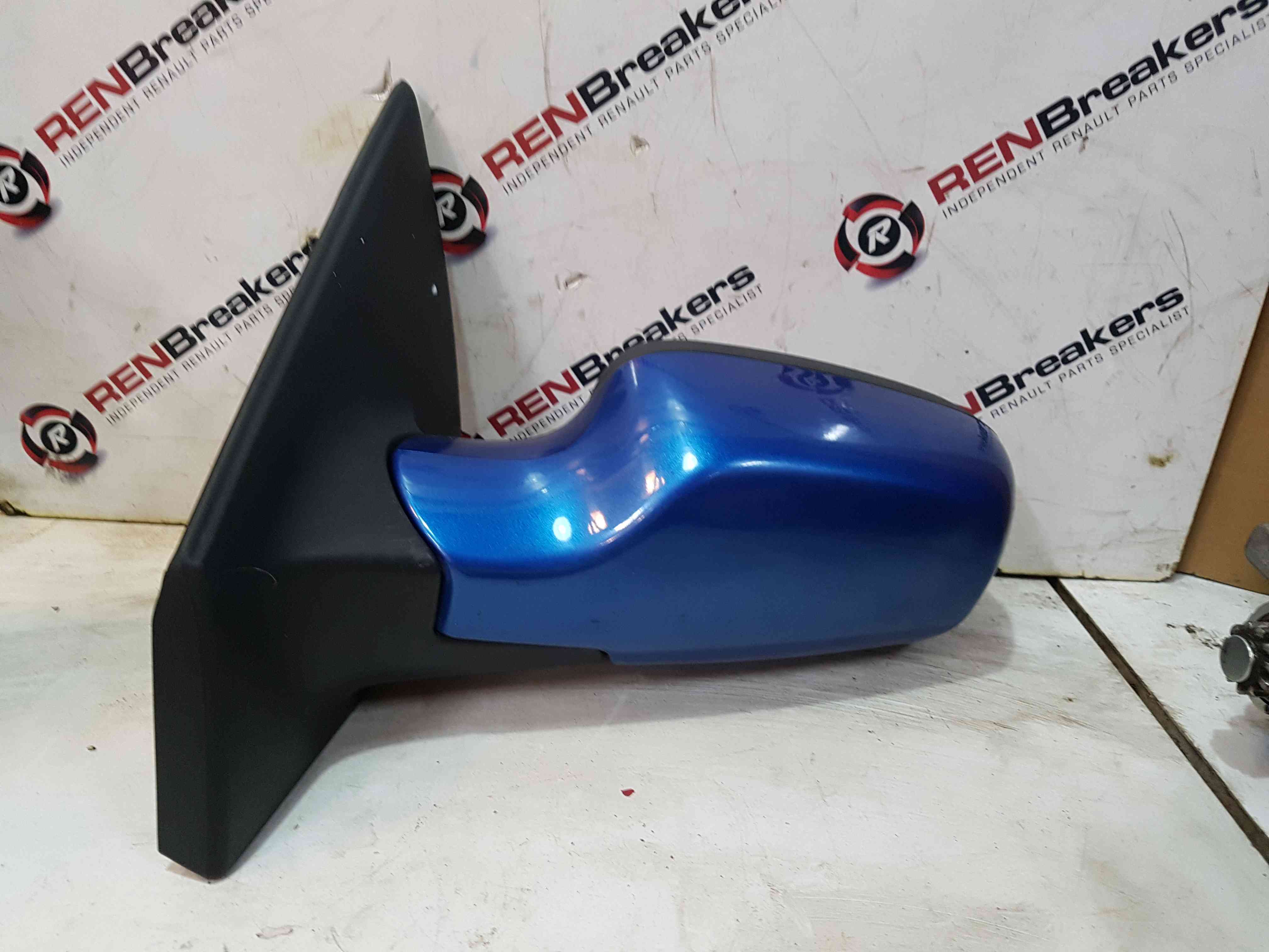 Thumb 6 Renault Clio MK3 2005-2009 Passenger Ns Wing Mirror Blue TERNA