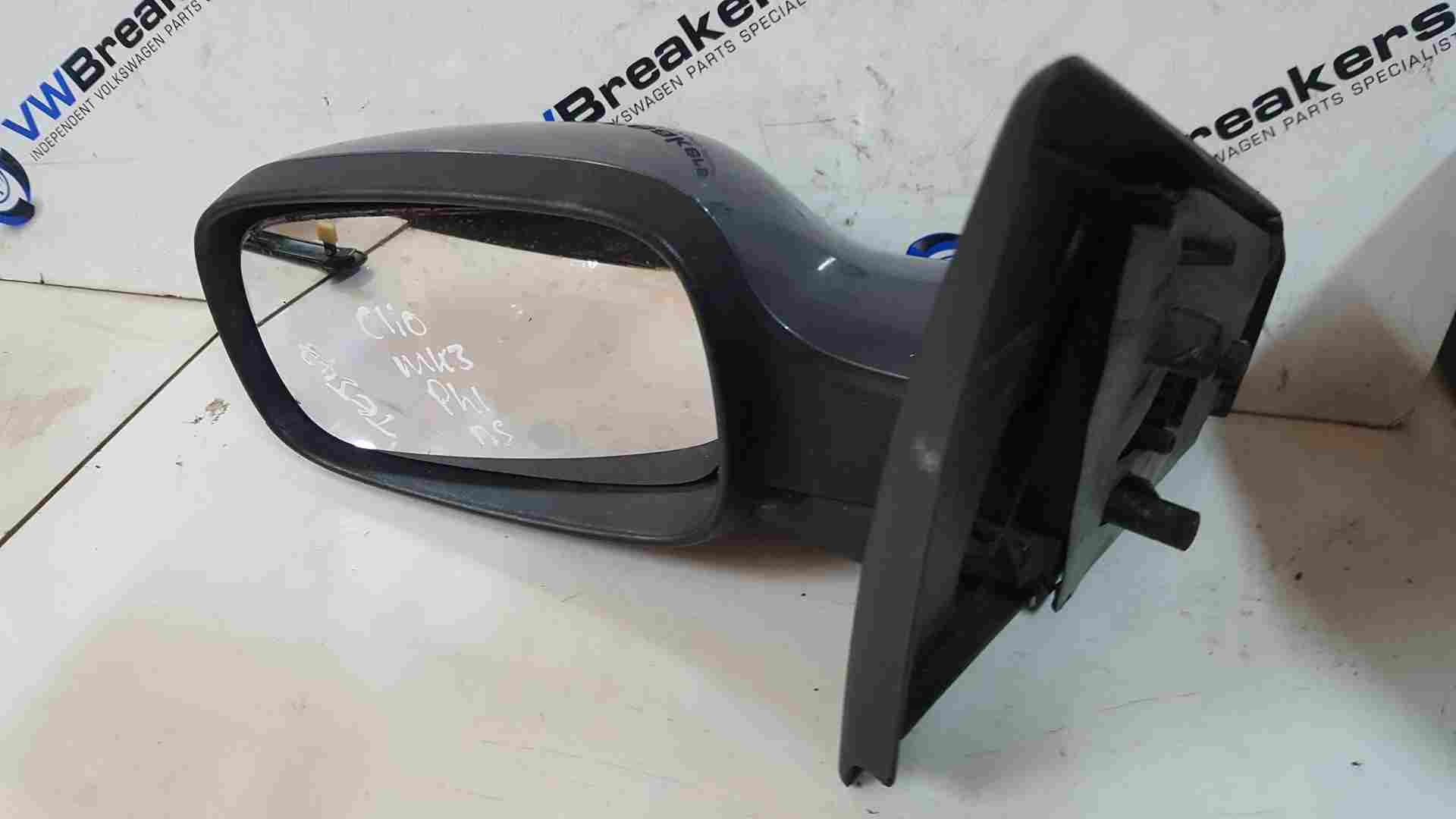 Thumb 5 Renault Clio MK3 2005-2009 Passenger Ns Wing Mirror Blue Purple Tej47 Chipped