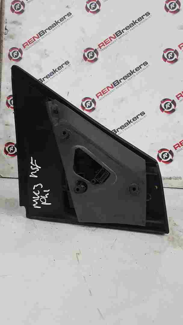 Thumb 3 Renault Clio MK3 2005-2009 Passenger Ns Wing Mirror Painted Black
