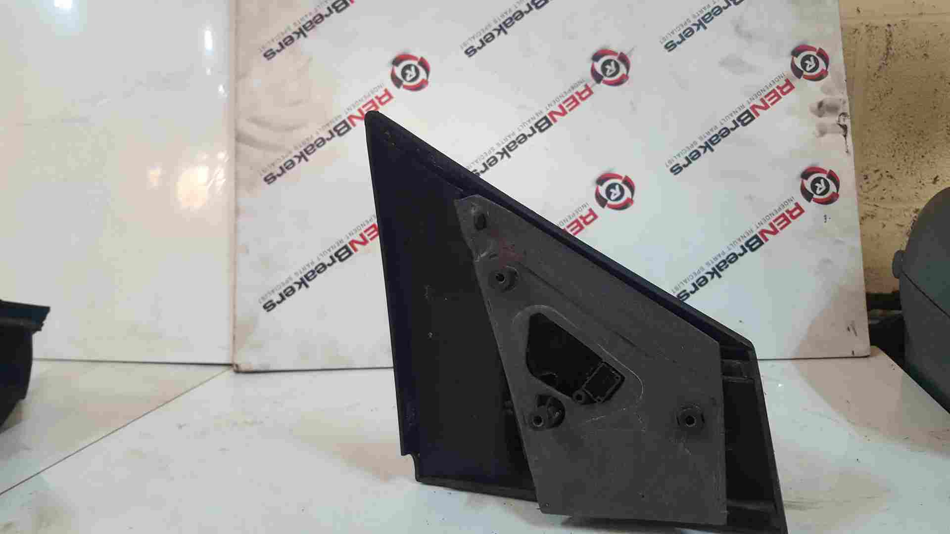 Thumb 2 Renault Clio MK3 2005-2009 Passenger Ns Wing Mirror Plain Black No Glass 