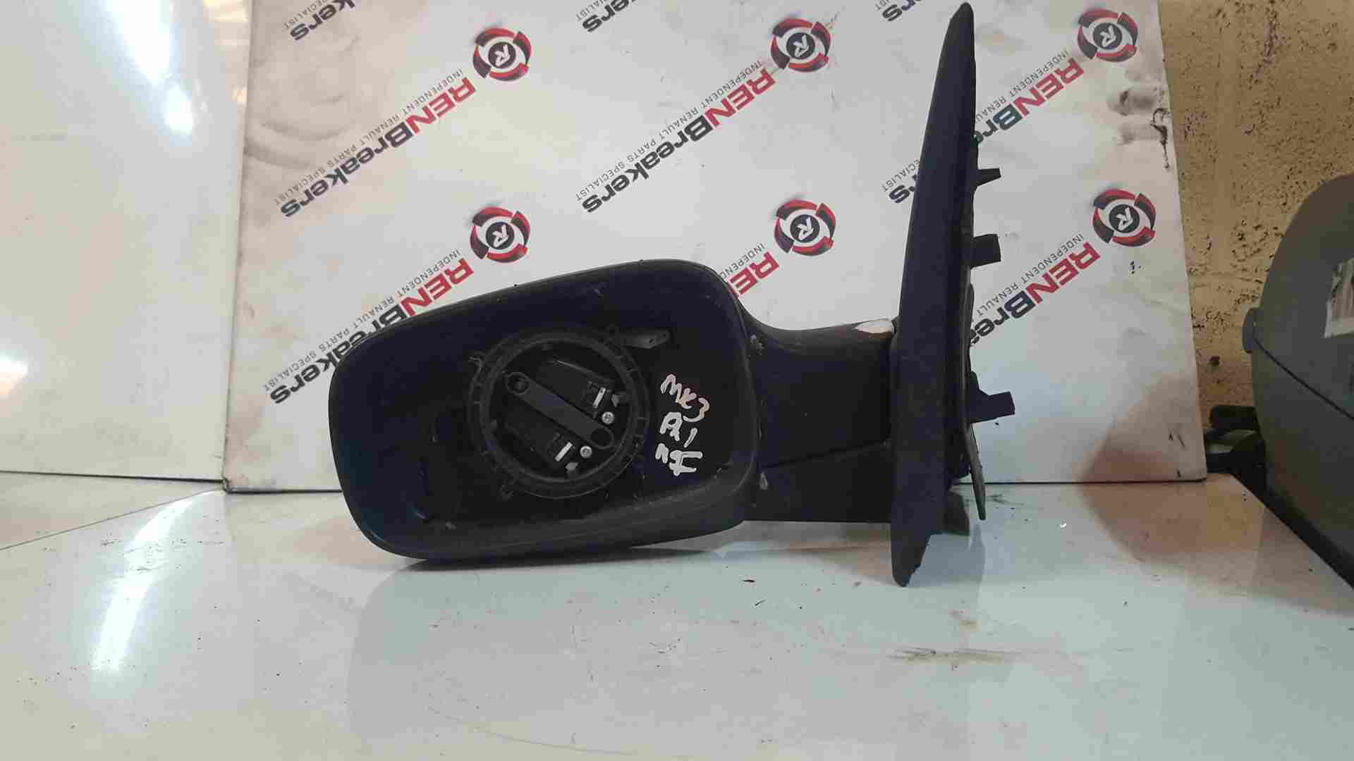Thumb 5 Renault Clio MK3 2005-2009 Passenger Ns Wing Mirror Plain Black No Glass 