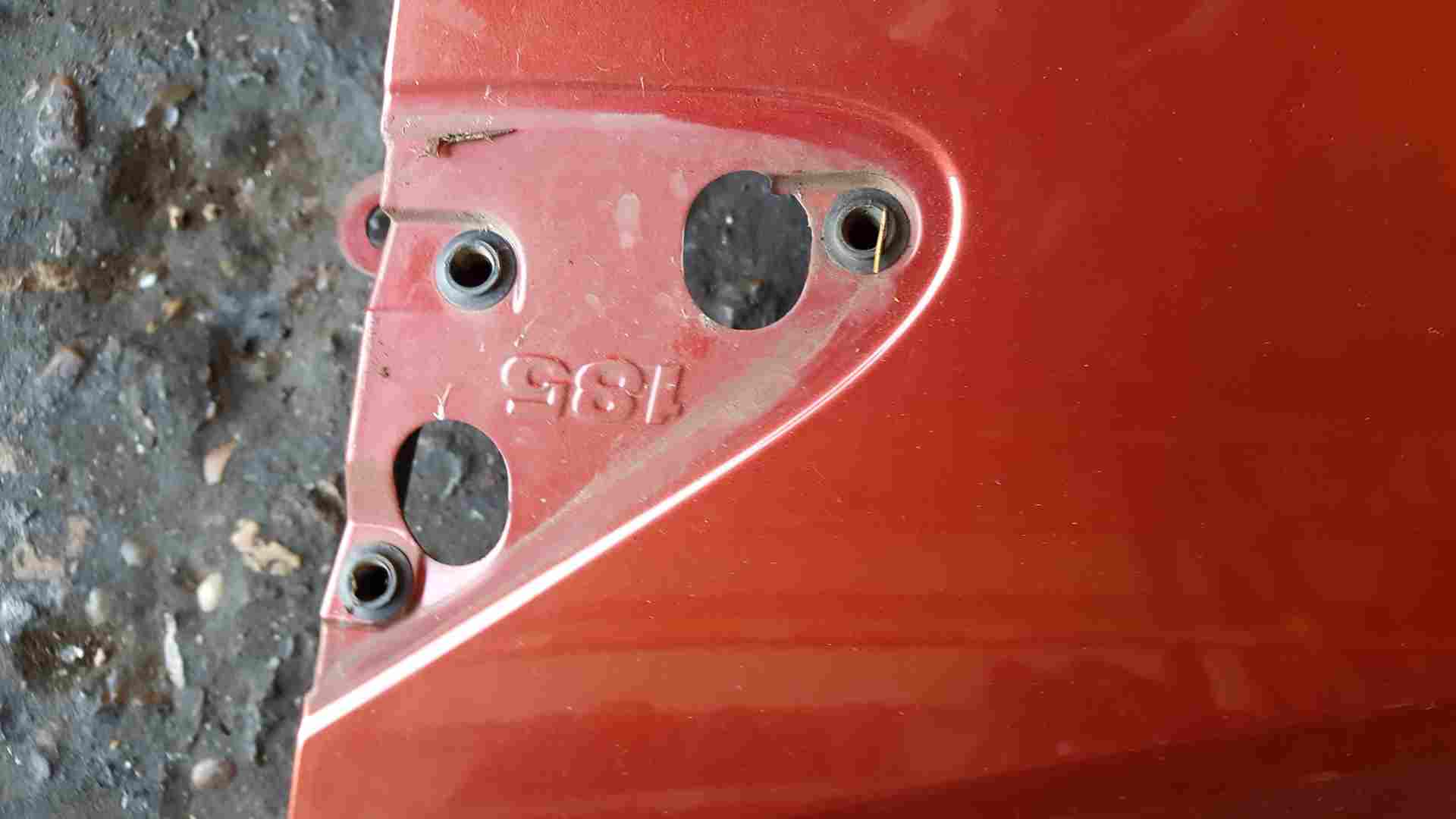 Thumb 5 Renault Clio MK3 2005-2009 Passenger Ns Wing Mirror RED Teb76