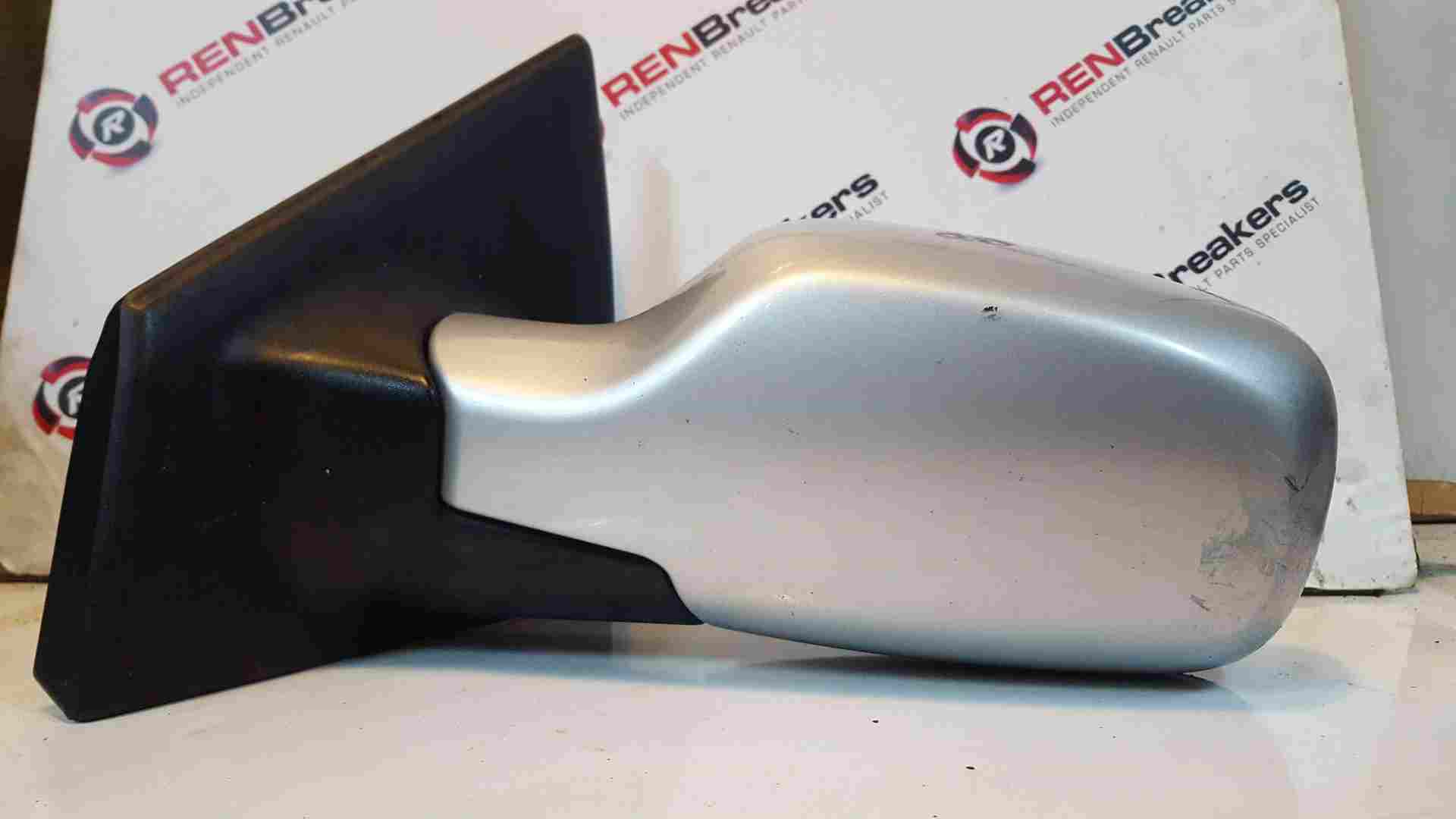 Renault Clio MK3 2005-2009 Passenger Ns Wing Mirror Silver Ted69