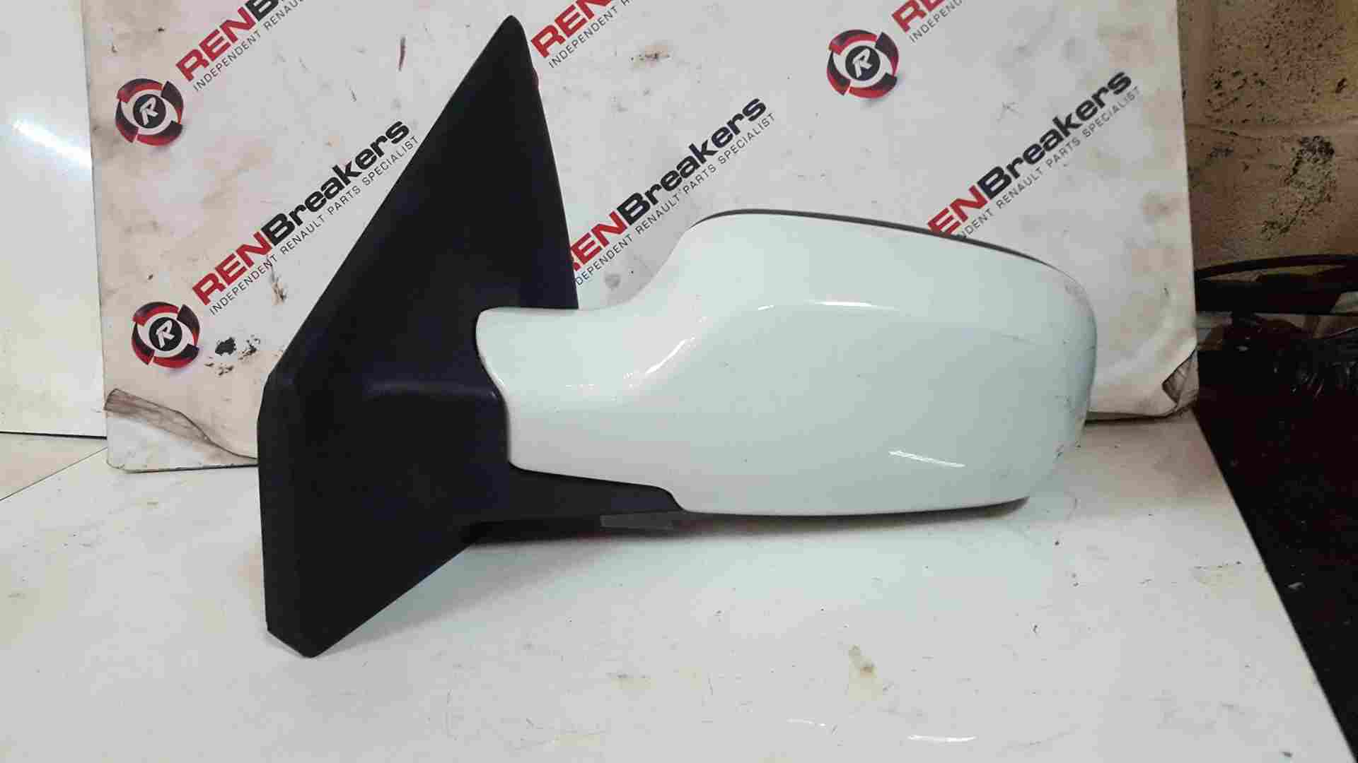 Thumb 3 Renault Clio MK3 2005-2009 Passenger Ns Wing Mirror White Ov369 OV369