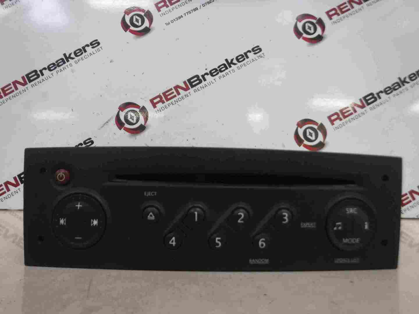 Renault Clio MK3 2005-2009 Radio Cd Player Update List + Code