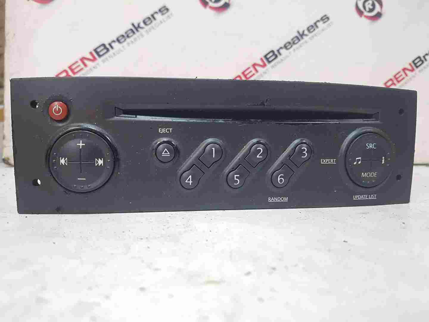 Renault Clio MK3 2005-2009 Radio Cd Player Update List + Code 8200607915
