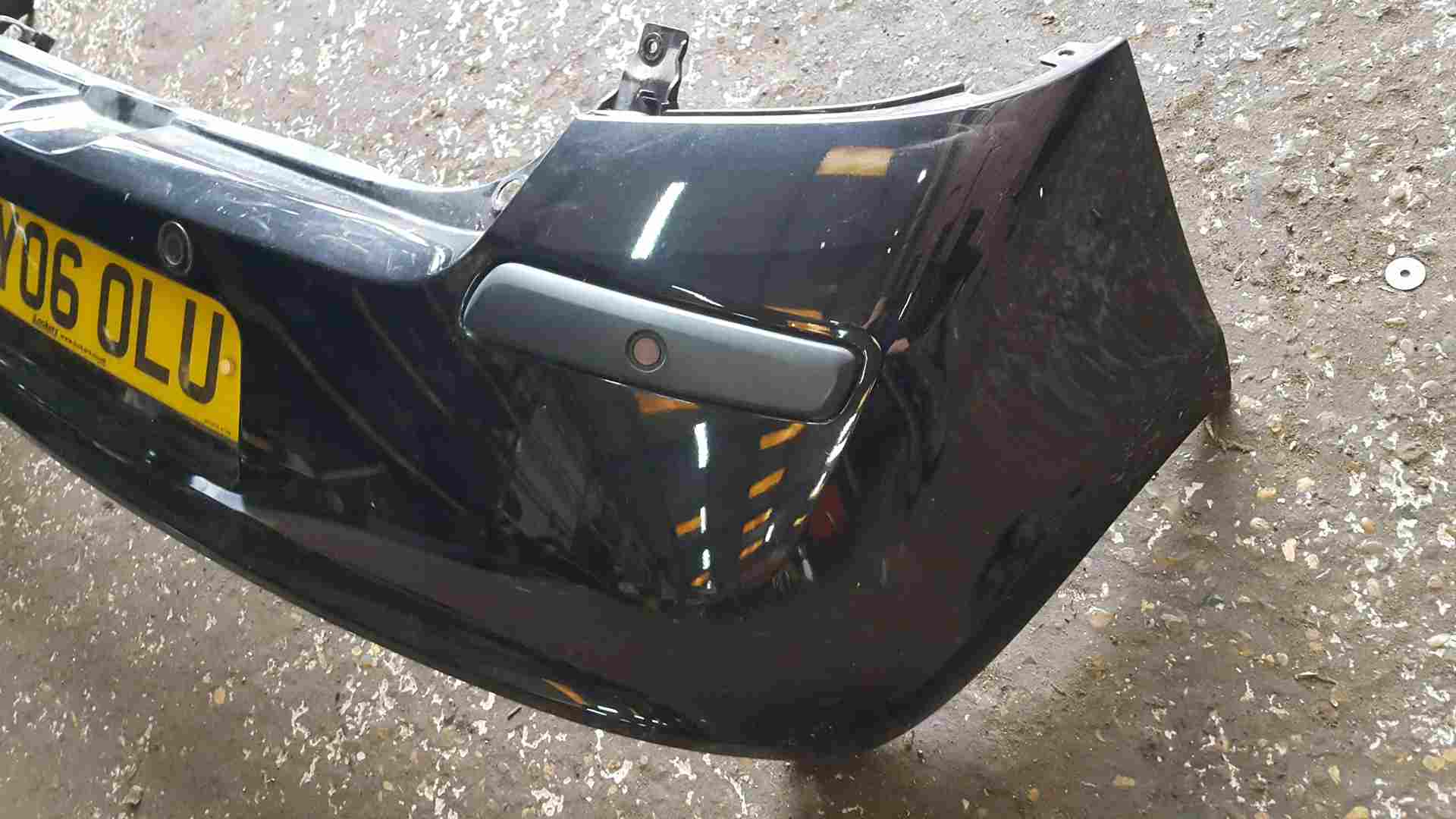 Thumb 4 Renault Clio MK3 2005-2009 Rear Bumper Black 676 + Reverse Sensors