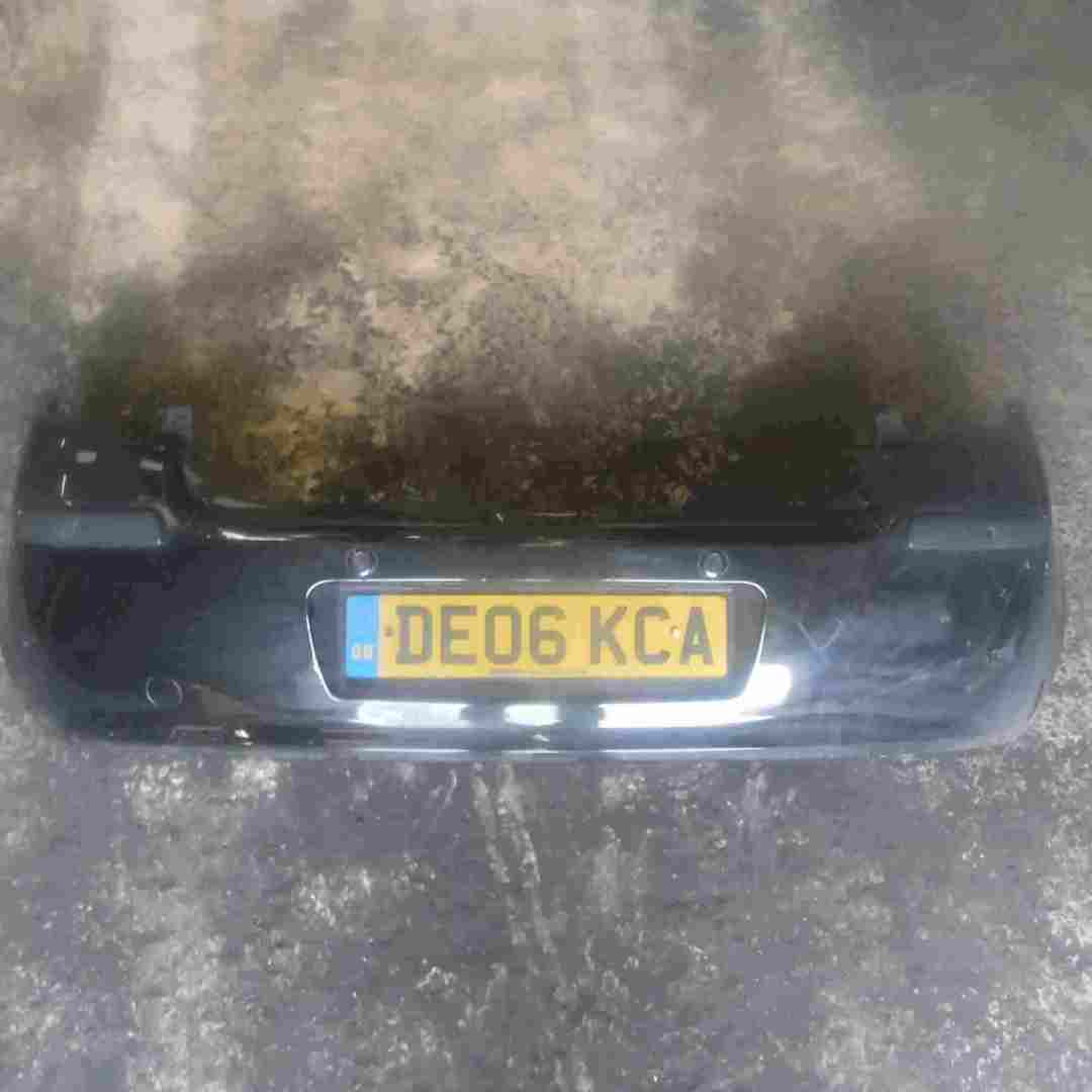 Renault Clio MK3 2005-2009 Rear Bumper Black 676 With Parking Sensors