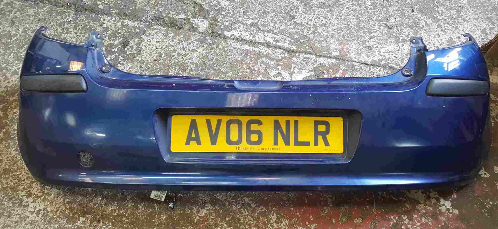 Renault Clio MK3 2005-2009 Rear Bumper Blue 432