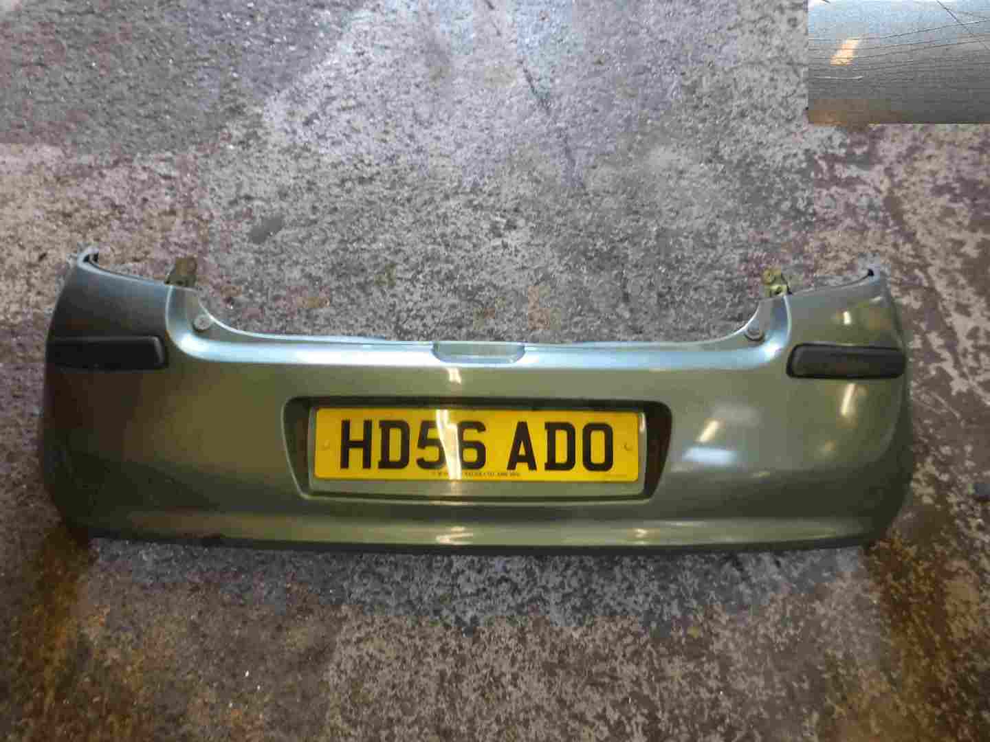 Renault Clio MK3 2005-2009 Rear Bumper Green TED97