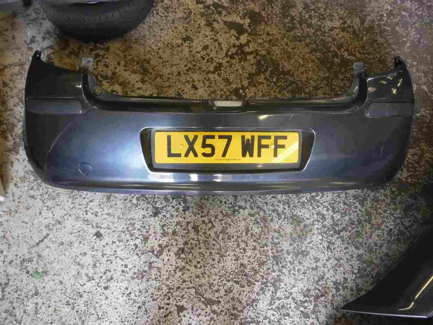 Renault Clio MK3 2005-2009 Rear Bumper Grey TEB66