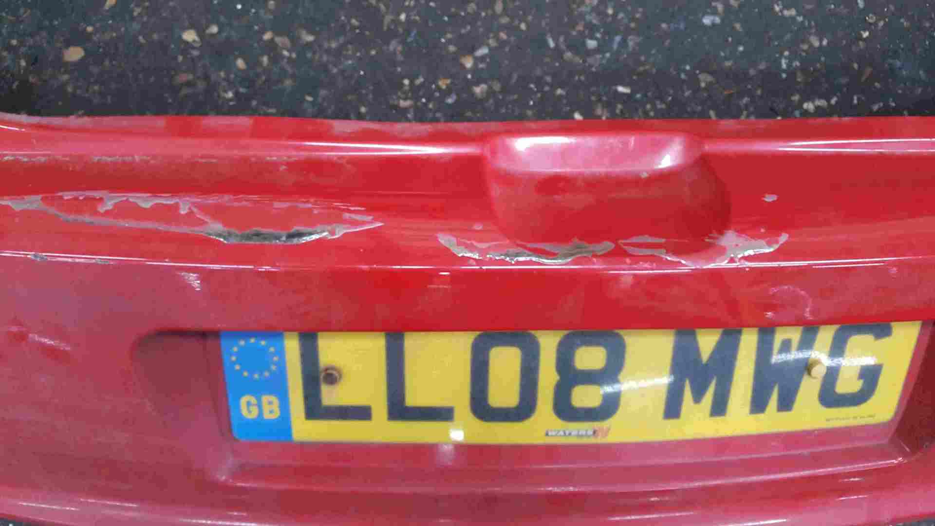 Thumb 4 Renault Clio MK3 2005-2009 Rear Bumper Red 727