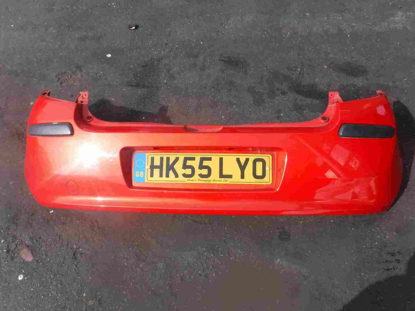Renault Clio MK3 2005-2009 Rear Bumper Red TED75