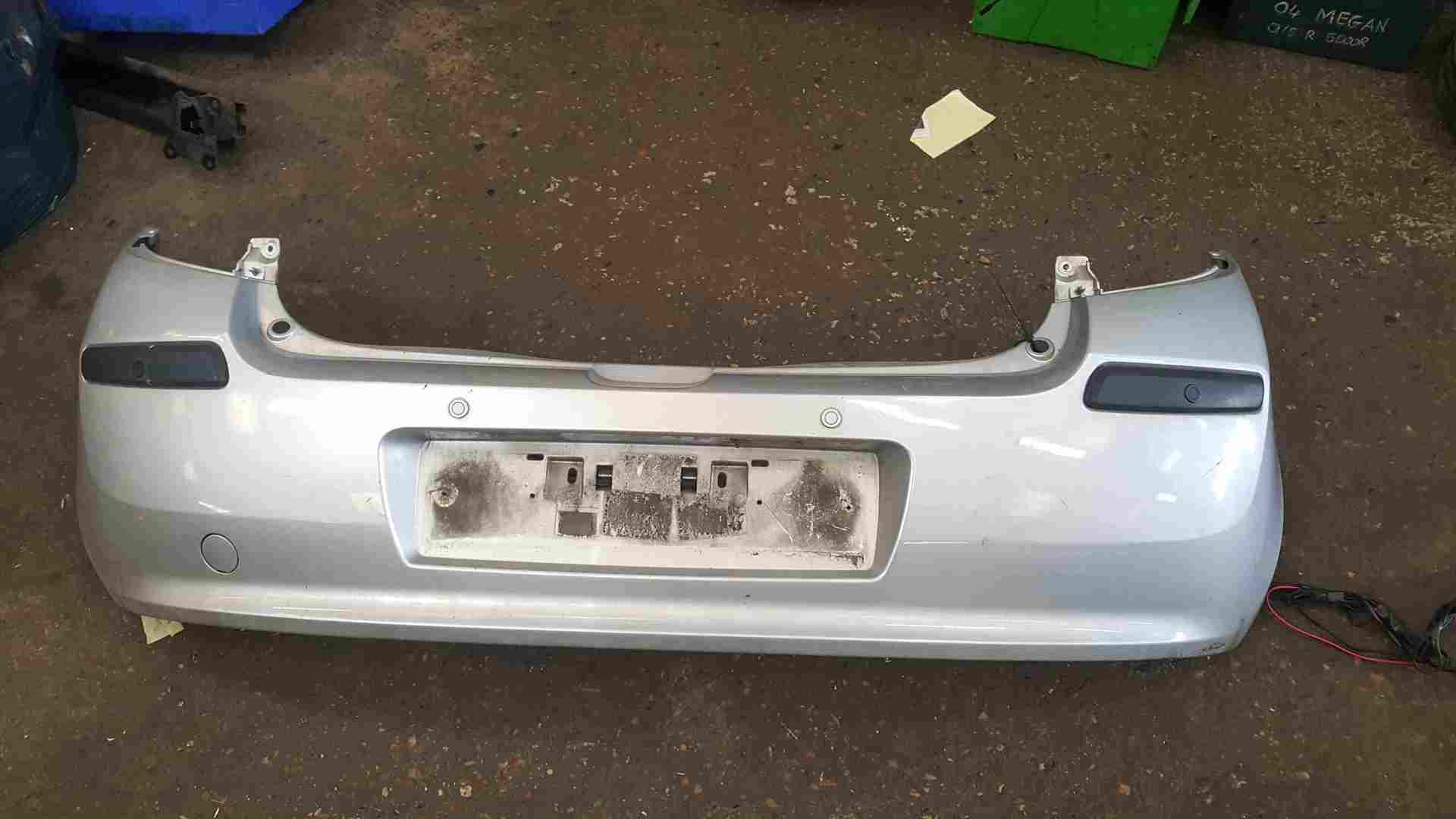Thumb 4 Renault Clio MK3 2005-2009 Rear Bumper Silver TED69 Reversing Sensor